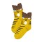 Wrapables Novelty Animal Print Crew Socks (Set of 5), Oh My Kitty